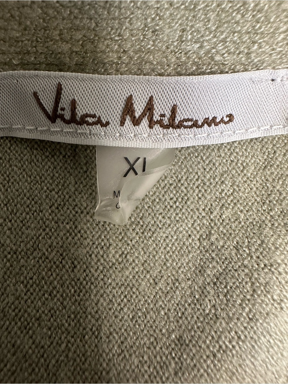 VILA Cream Textured Crew Neck Sweater - Picture 7 of 8